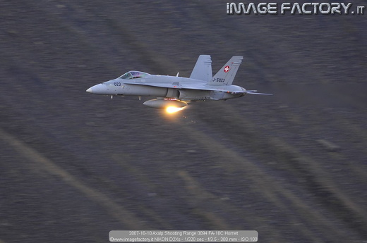 2007-10-10 Axalp Shooting Range 0094 FA-18C Hornet